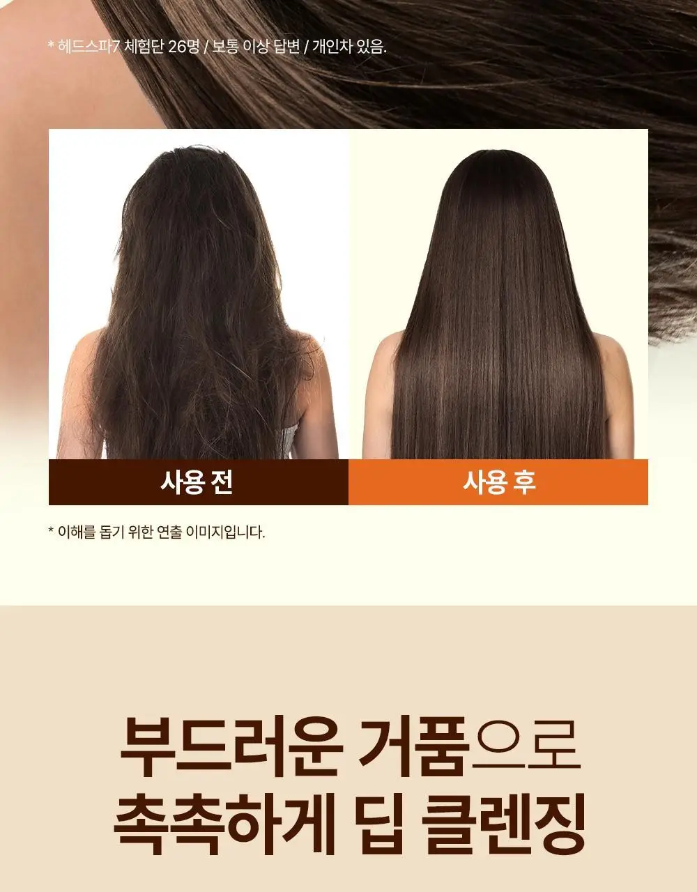 [손상모케어] 헤드스파7 프로틴 플레니쉬 트리트먼트 샴푸 740g (탈모증상완화) 상세페이지 16